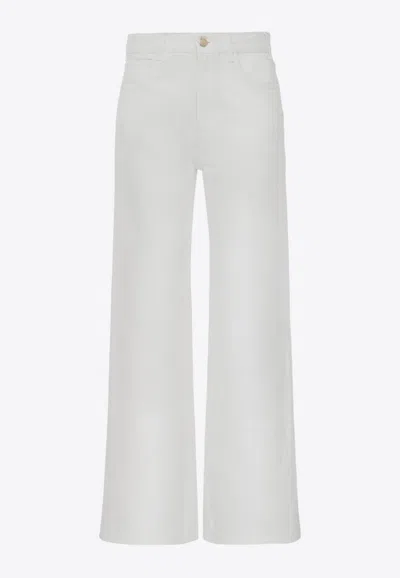 Chloé Flare Leg Jeans In White