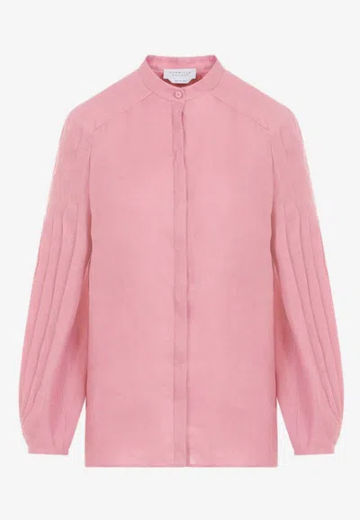 Gabriela Hearst Laetitia Blouse In Pink