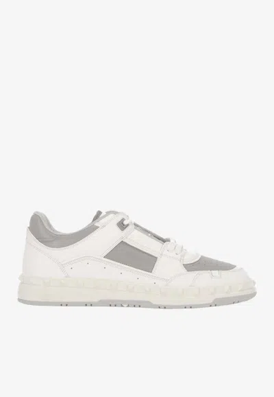 Valentino Freedots Leather Sneaker In Multicolor