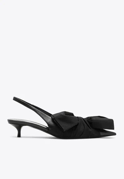 Balenciaga Knife Chemise Pumps Black In Multi