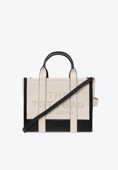 Marc Jacobs The Medium Leather Tote Bag In Cream