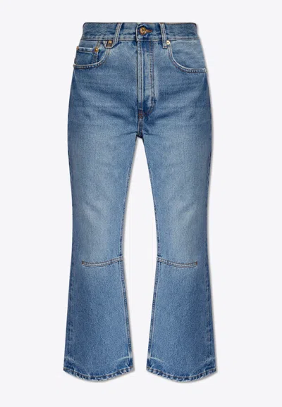Jacquemus The De-nã®mes Court Jeans In Blue