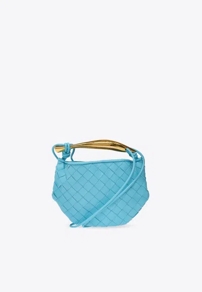 Bottega Veneta Mini Sardine Intrecciato Leather Shoulder Bag In Dip