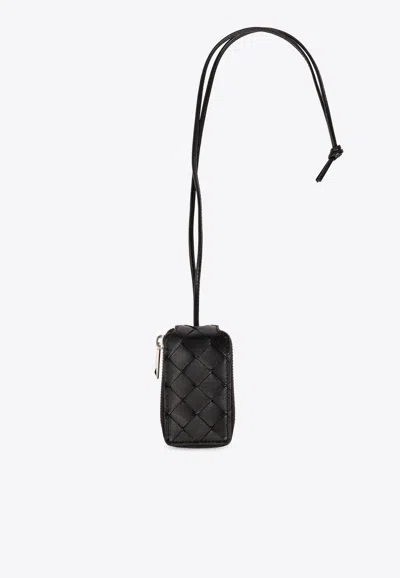 BOTTEGA VENETA INTRECCIATO CAR KEY HOLDER 