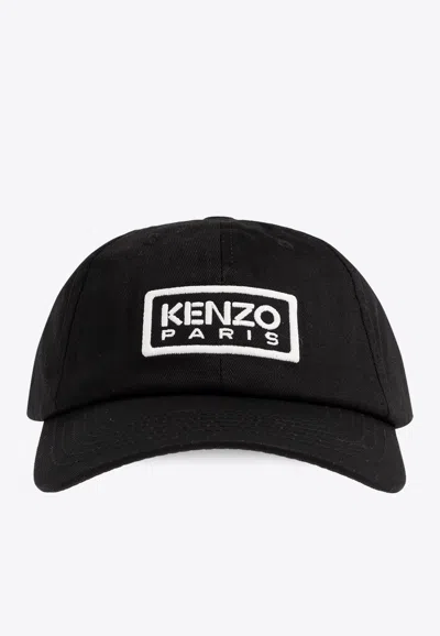Kenzo Embroidered-logo Baseball Cap In Black