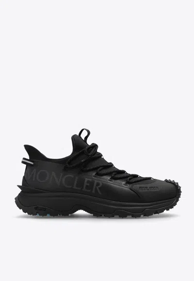 Moncler Trailgrip Lite2 Low Top Sneakers In Black