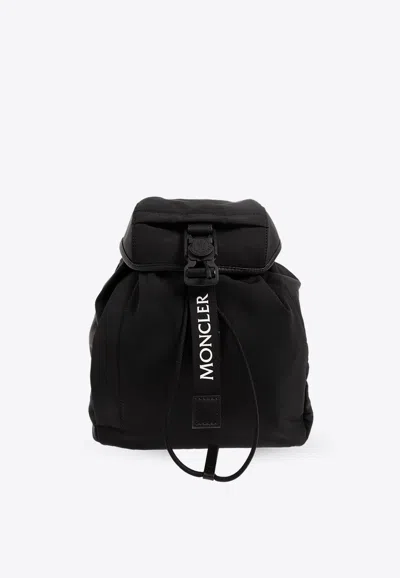 Moncler New Pierrick Nylon Backpack In Black
