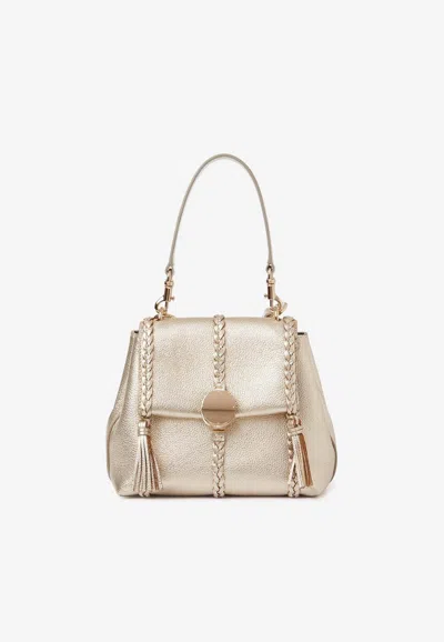 Chloé Small Penelope Soft Shoulder Bag In Gold