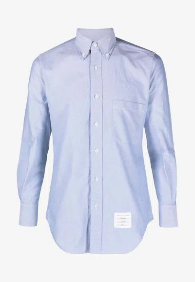 Thom Browne 'oxford Signature Striped Shirt In In Light Blue