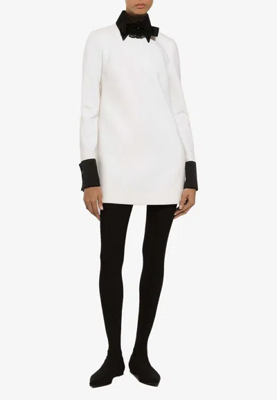 Dolce & Gabbana Short Dress In White
