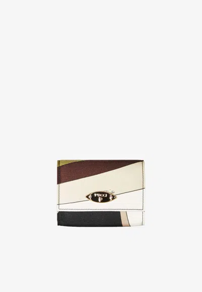 Pucci Iride Print Coin Wallet In Multicolor