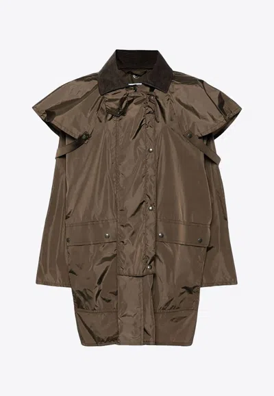 Prada Coats & Jackets In Brown