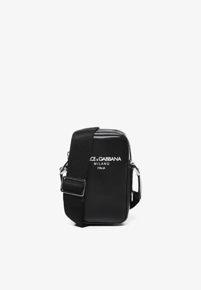 Dolce & Gabbana Dg Milano Messenger Bag In Black