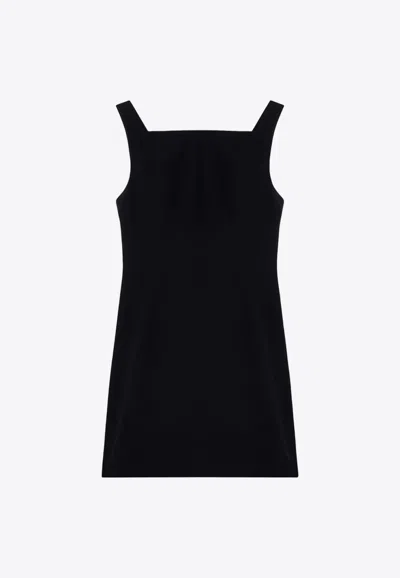 Givenchy Cutout Draped Mini Dress In Black