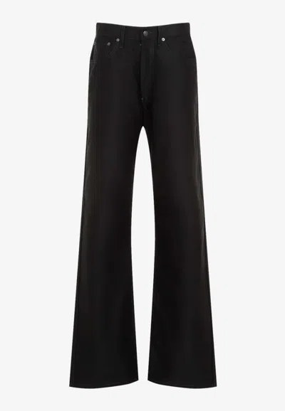 Maison Margiela Black Cotton 5 Pockets Pants In Black