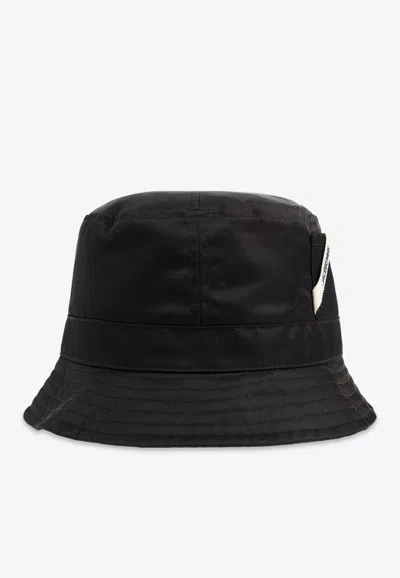 Jacquemus Ovalie Bucket Hat In Black