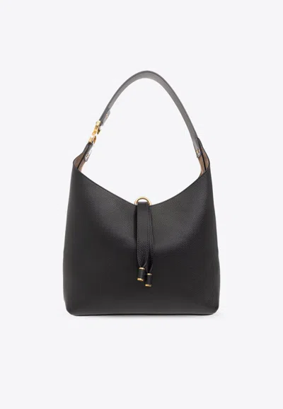 Chloé Small Tassel Leather Tote Bag In Black