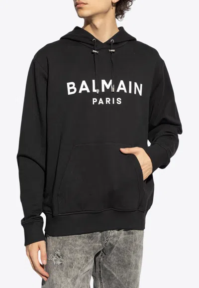 Balmain Sweaters In Black