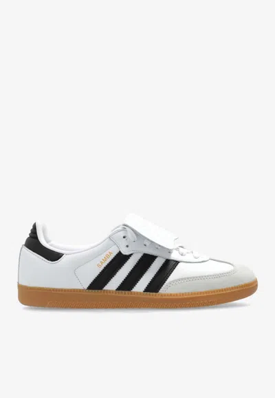 Adidas Originals Samba Lt Leather Low-top Sneakers In White