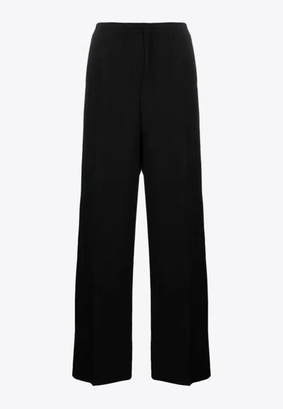 Paul Smith Essential Wide-leg Pants In Black