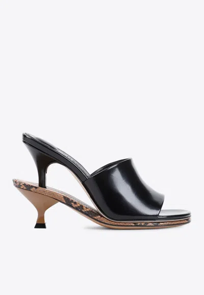 Jacquemus Les Doubles Mules In Black