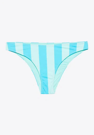 Mc2 Saint Barth Lido Bikini Bottom In Turquoise