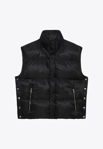 1989 Studio Embroidered 1989 Puffer Jacket In Black