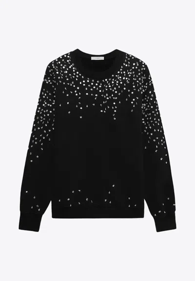 1989 Studio Crystal Embellished Sweatshirt In Black