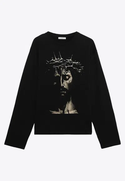 1989 Studio T-shirt Ls Jesus Black In Black
