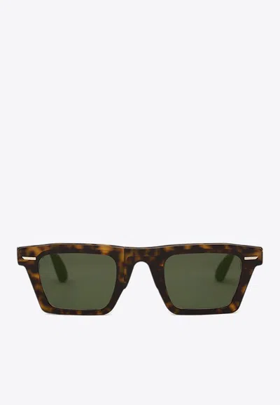 MOVITRA EOS TORTOISESHELL SQUARE SUNGLASSES 