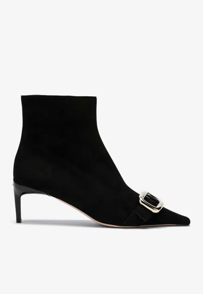 Roger Vivier Women Choc Bootie 55 In Black