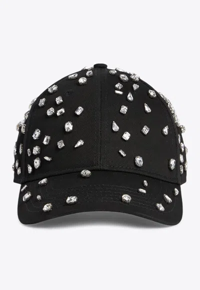 1989 Studio Crystal Embellished Baseball Cap In Black