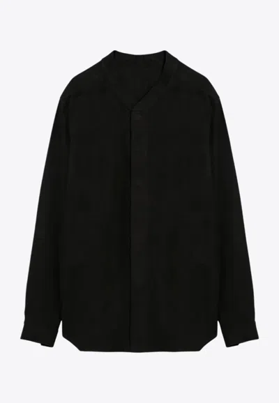 Rick Owens Faun Shirt In Dark Green