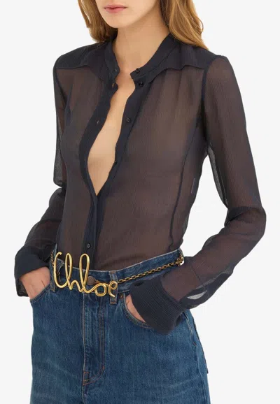 Chloé Shirts In Blue