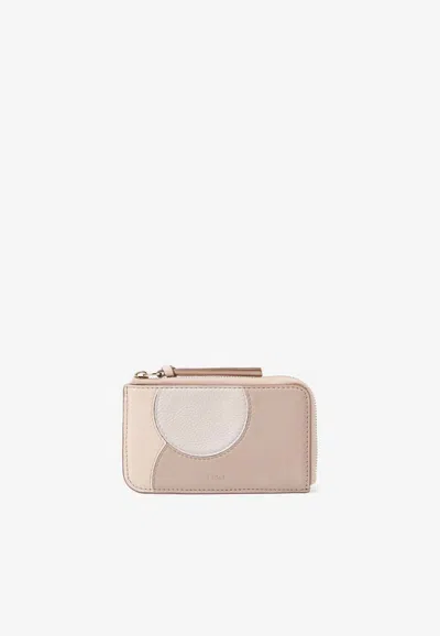 CHLOÉ SMALL MOONA ZIPPED CARDHOLDER 