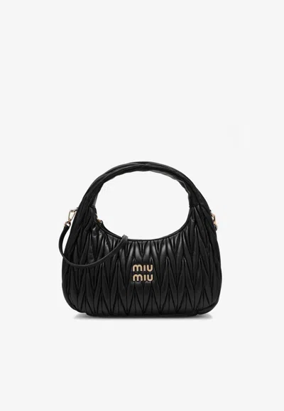 Miu Miu Tory Burch Kira Chevron Zip Continental Wallet In Black