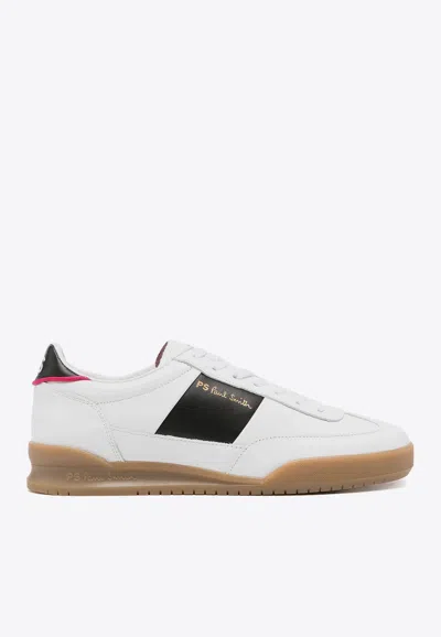 Paul Smith Dover Low-top Leather Sneakers In White