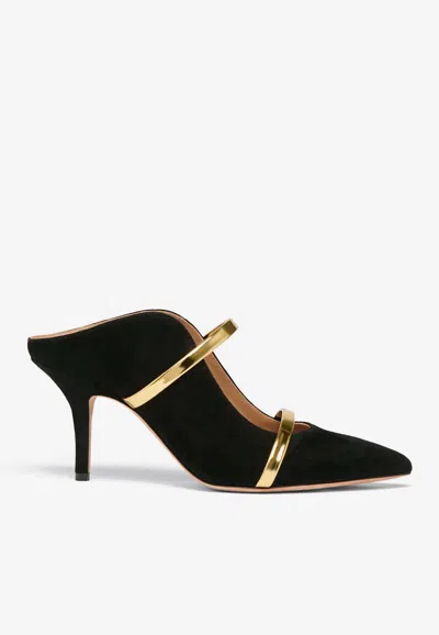 Malone Souliers Maureen 70 Leather Mules In Black