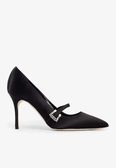Manolo Blahnik With Heel In Black