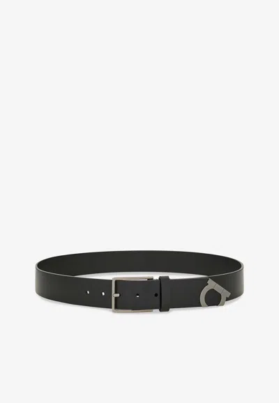 Ferragamo Gancini Belt In Black