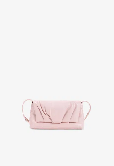 Dries Van Noten Pillow Leather Shoulder Bag In Pink