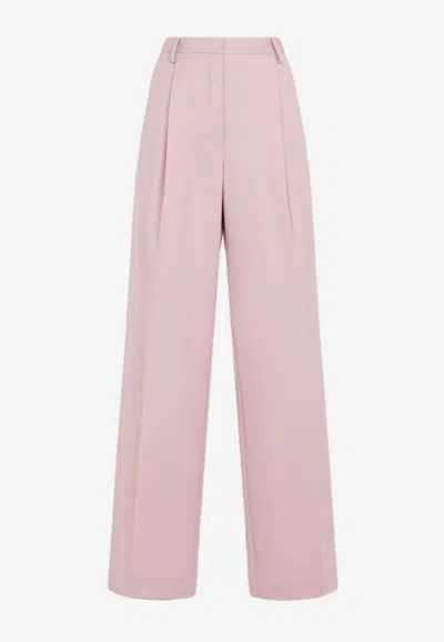 Dries Van Noten Porter Wide-leg Pants In Pink