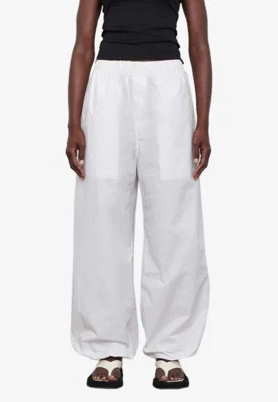 Wardrobe.nyc Resort Elastic-waist Pants In White