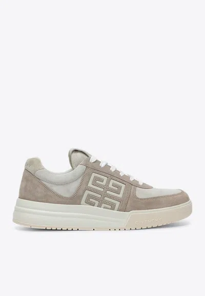 Givenchy G4 Low-top Suede Sneakers In Beige