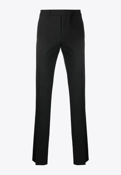 Tom Ford Straight-leg Tailored Trousers In Black