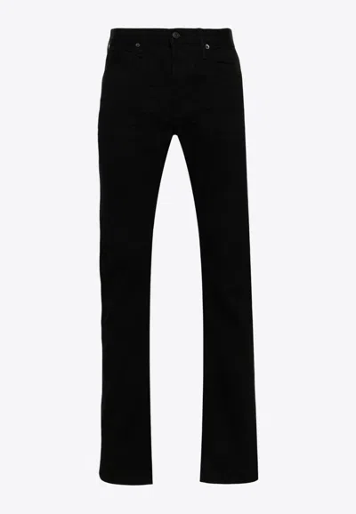 Tom Ford Belt-loop Jeans In Black