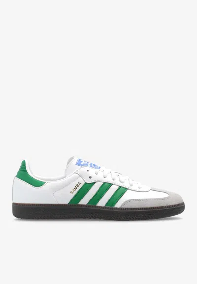 Adidas Originals Samba Og Leather Low-top Sneakers In White