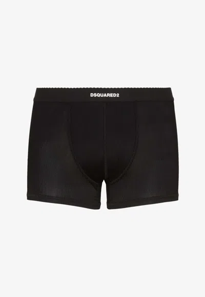 DSQUARED2 LOGO WAISTBAND BOXERS 