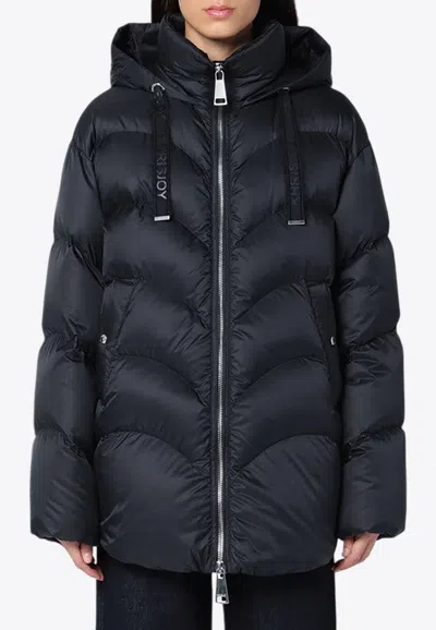 Khrisjoy Quilted Down Jacket In Black