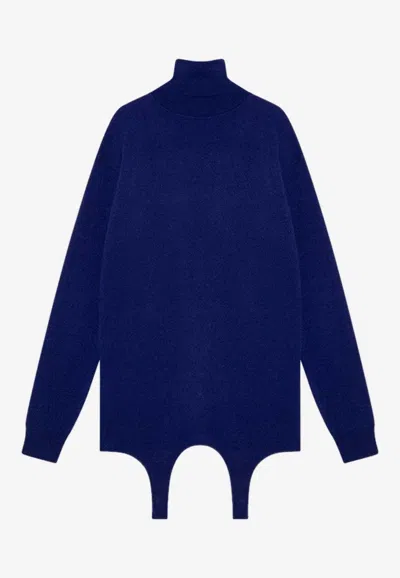 Saint Laurent Sweaters In Blue